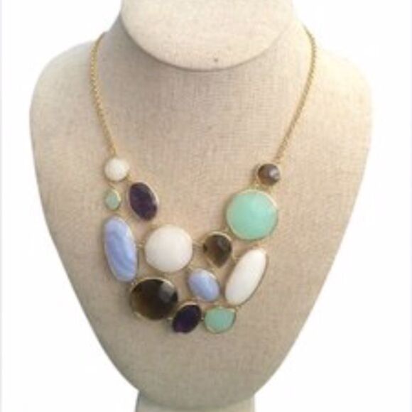 stella &ย dotโ~ oasis statement necklace ~ bib style ~โretired - Picture 6 of 6